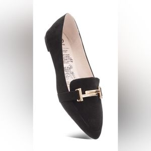 NEW Rollasole The Dutchess Black Flats Shoe